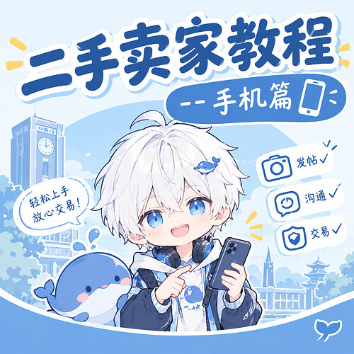 二手卖家教程 · 手机篇